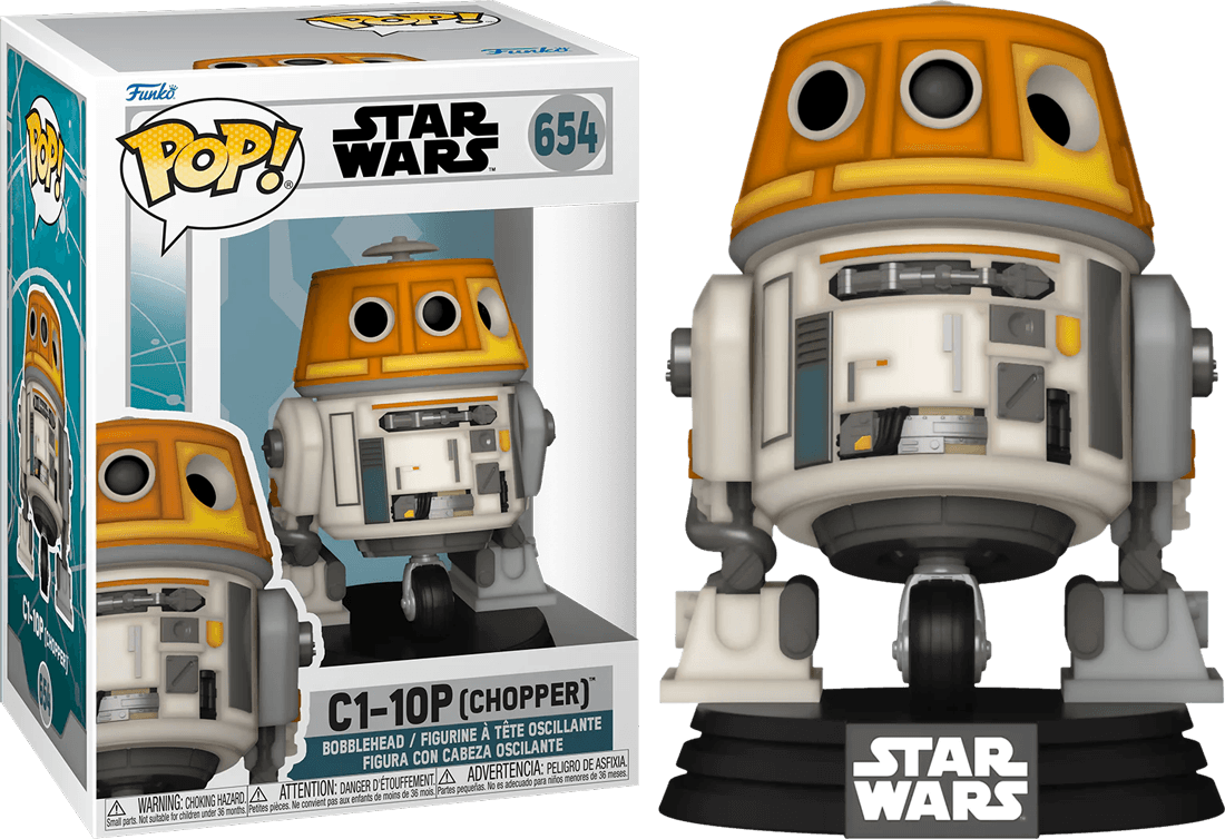 FUN72179 Star Wars: Ahsoka (TV) - C1-10P (Chopper) Pop! Vinyl - Funko - Titan Pop Culture