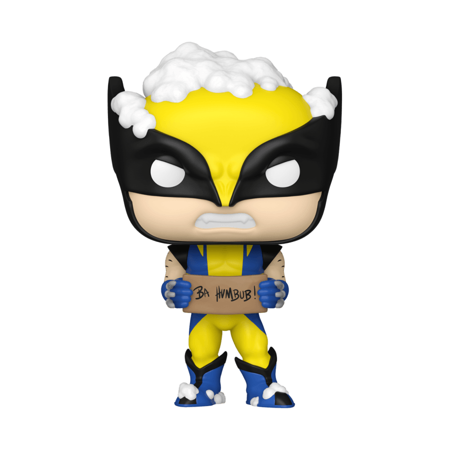 FUN72191 Marvel Comics - Wolverine with Sign Holiday Pop! Vinyl - Funko - Titan Pop Culture