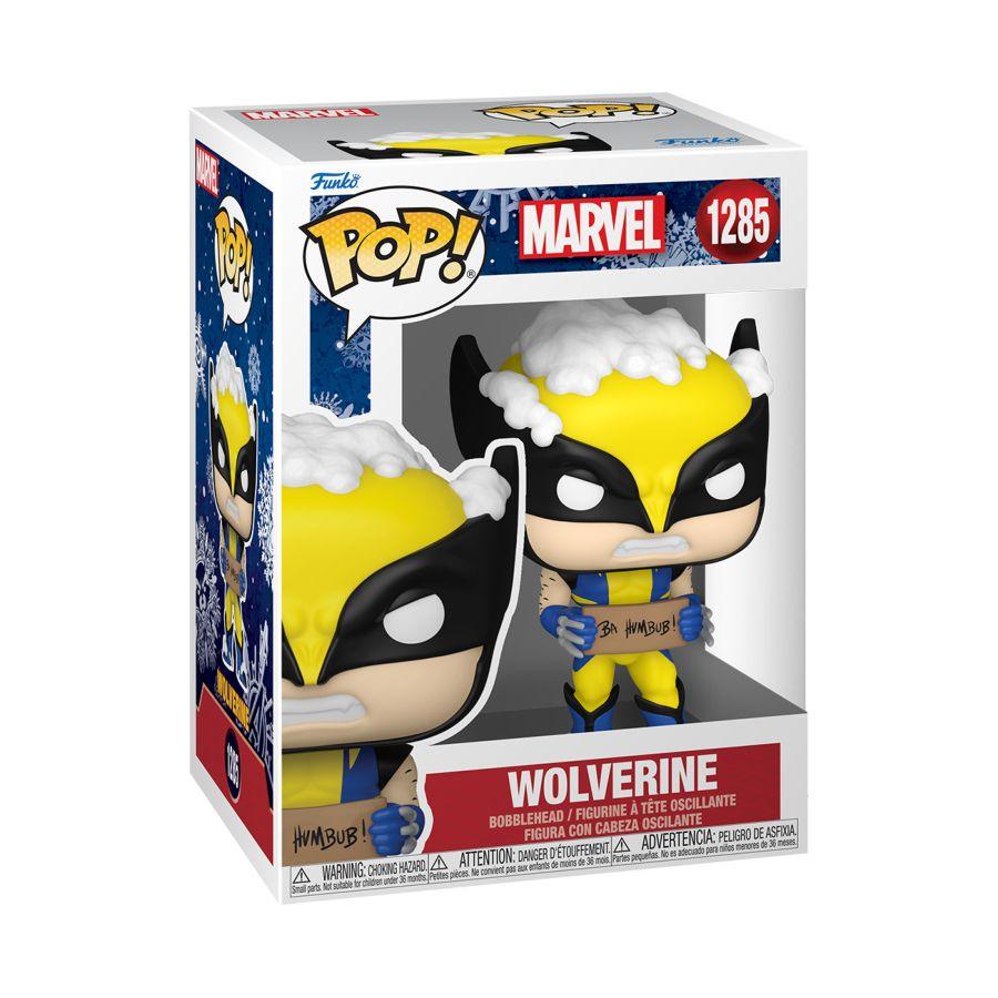 FUN72191 Marvel Comics - Wolverine with Sign Holiday Pop! Vinyl - Funko - Titan Pop Culture