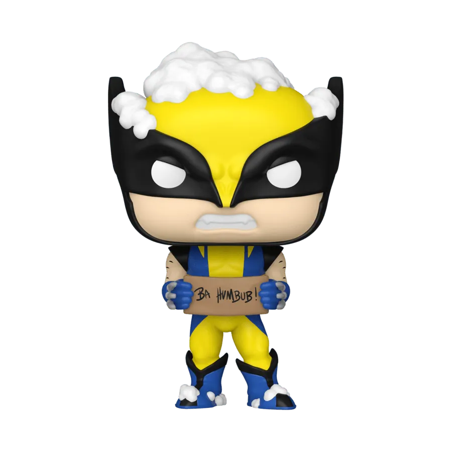 FUN72191 Marvel Comics - Wolverine with Sign Holiday Pop! Vinyl - Funko - Titan Pop Culture