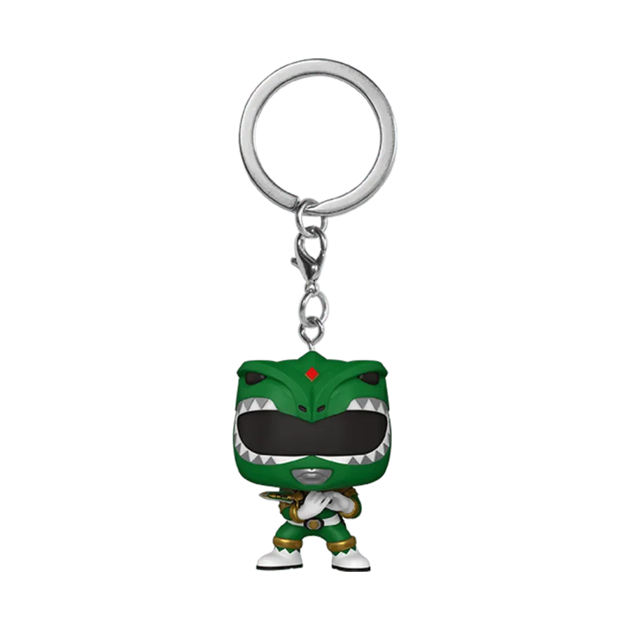 FUN72201 Power Rangers 30th Anniversary - Green Ranger Pop! Keychain - Funko TBA - Titan Pop Culture