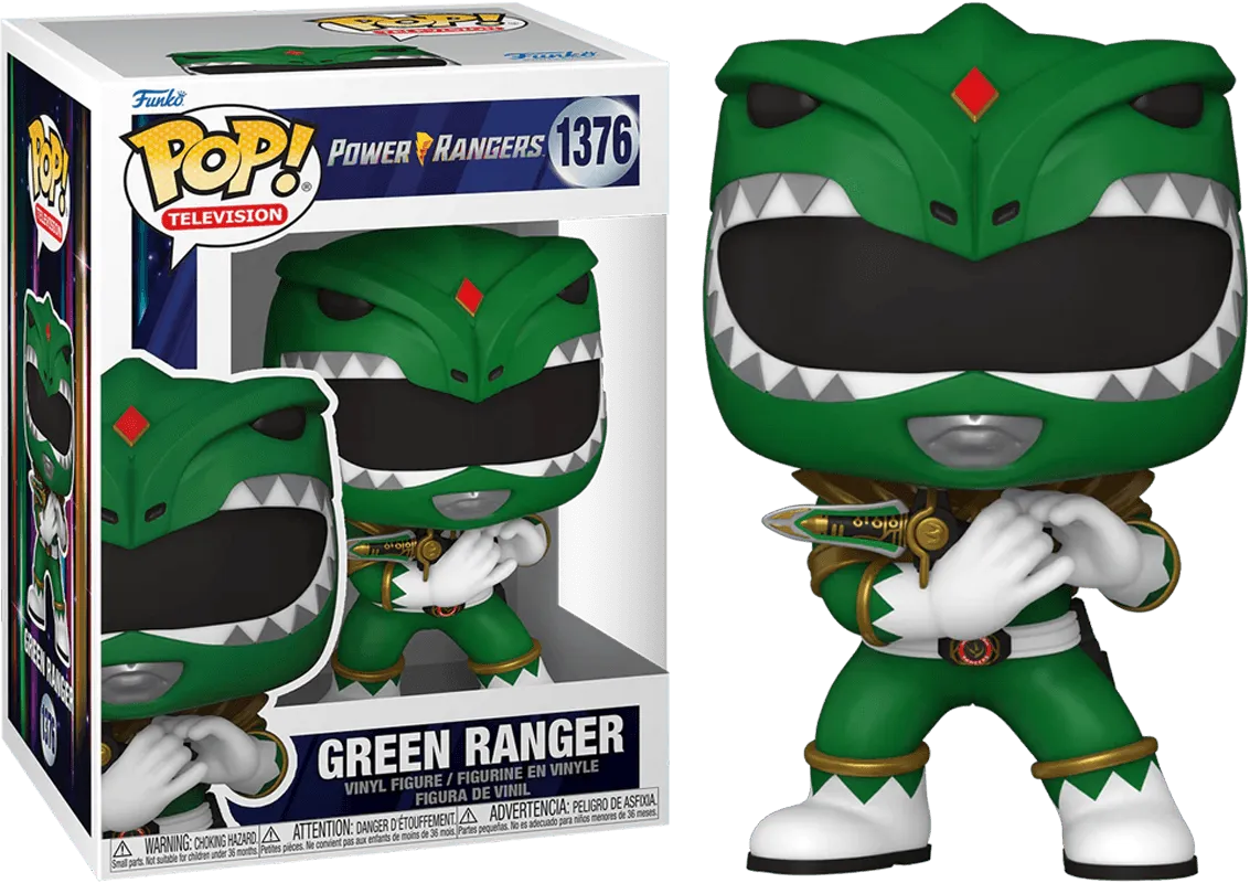 FUN72202 Power Rangers 30th Anniversary - Green Ranger Pop! Vinyl - Funko - Titan Pop Culture