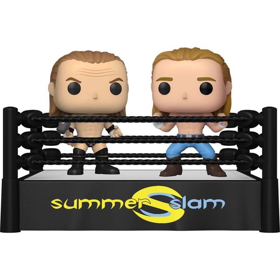 FUN72229 WWE - SuperSlam Ring Triple H & Shawn Michaels Pop! Moment - Funko - Titan Pop Culture