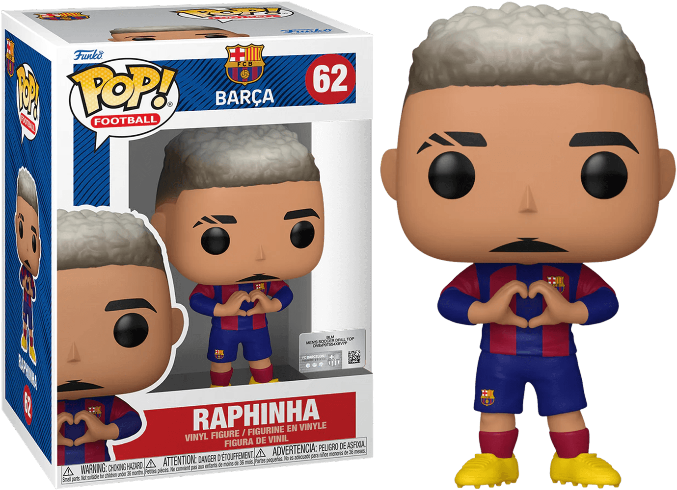 FUN72234 Football: Barcelona - Raphinha Pop! Vinyl - Funko - Titan Pop Culture