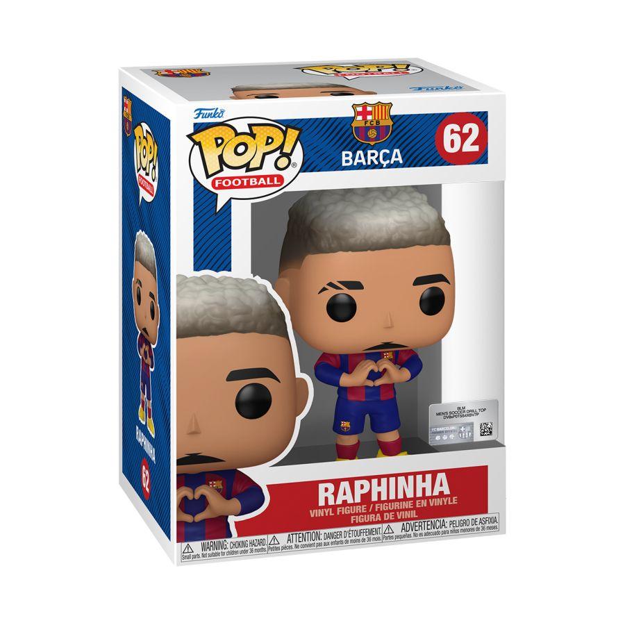 FUN72234 Football: Barcelona - Raphinha Pop! Vinyl - Funko - Titan Pop Culture