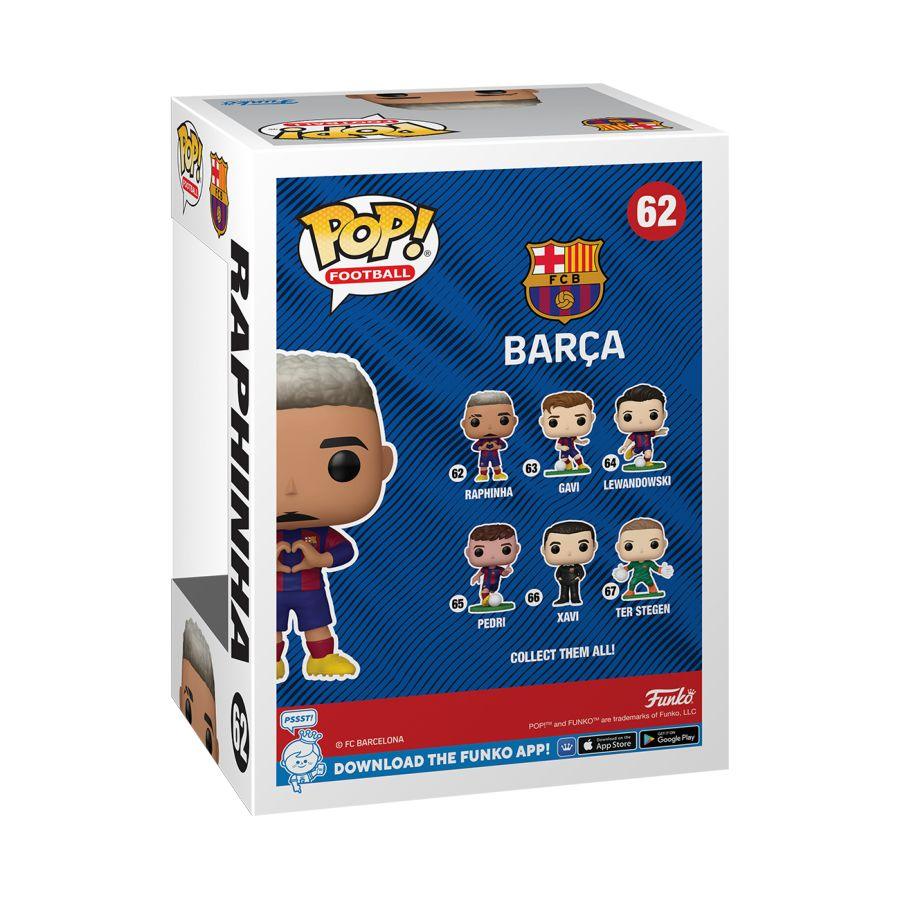 FUN72234 Football: Barcelona - Raphinha Pop! Vinyl - Funko - Titan Pop Culture