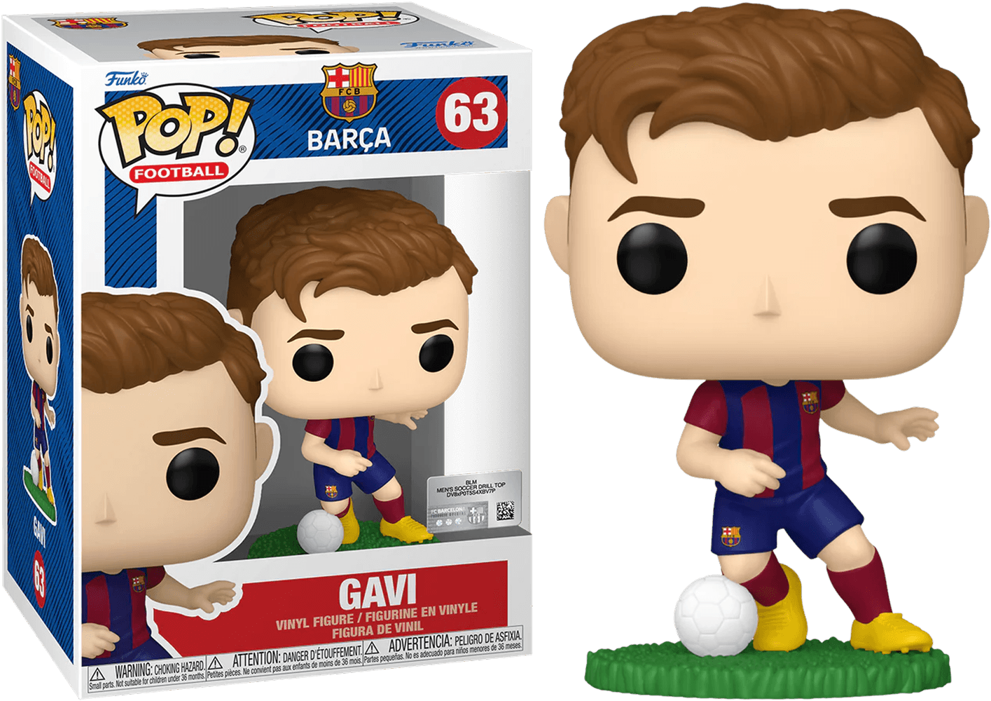 FUN72235 Football: Barcelona - Gavi Pop! Vinyl - Funko - Titan Pop Culture