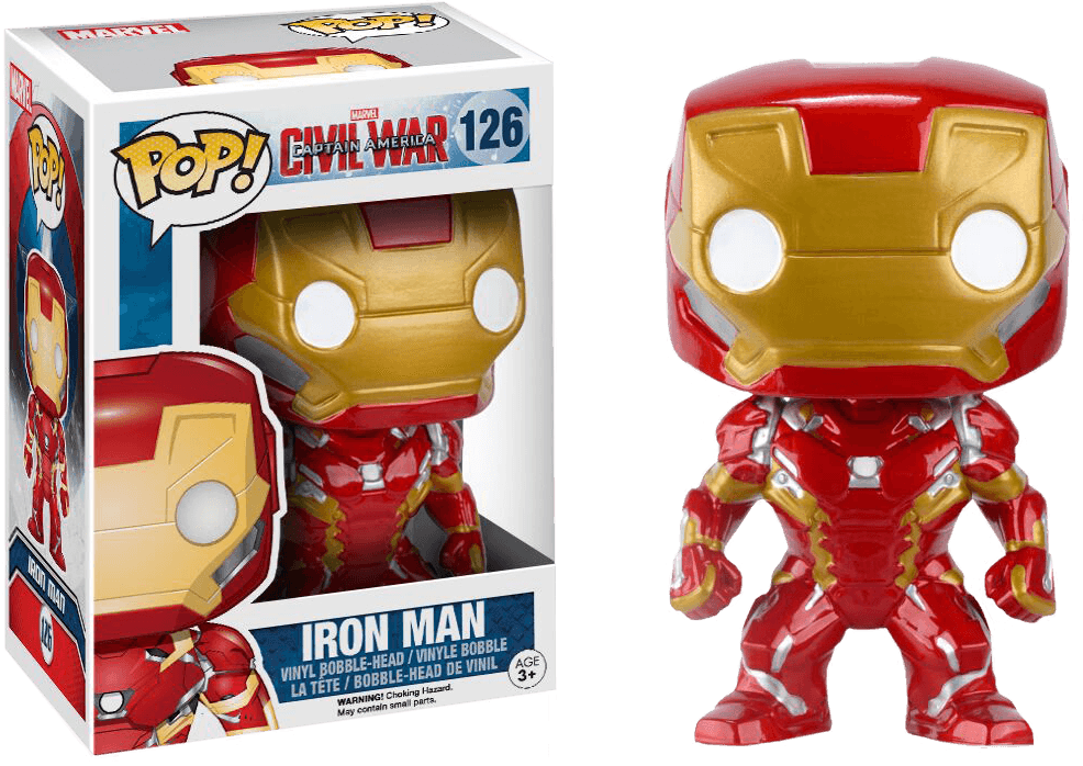 FUN7224 Captain America 3: Civil War - Iron Man Pop! Vinyl - Funko - Titan Pop Culture