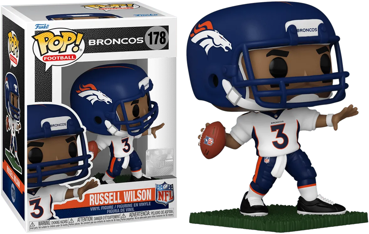 FUN72240 NFL: Broncos - Russell Wilson Pop! Vinyl - Funko - Titan Pop Culture