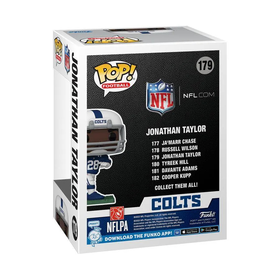 FUN72241 NFL: Colts - Jonathan Taylor Pop! Vinyl - Funko - Titan Pop Culture