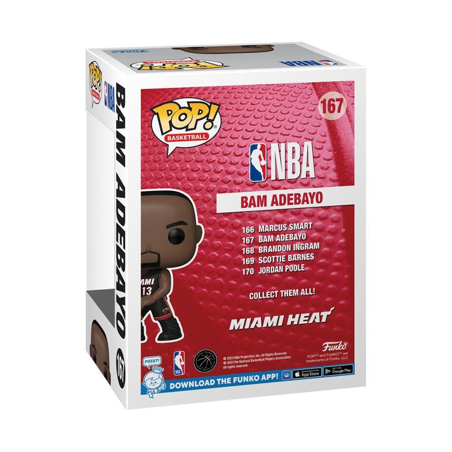 FUN72249 NBA Basketball - Bam Adebayo (Miami Heat) Pop! Vinyl - Funko - Titan Pop Culture