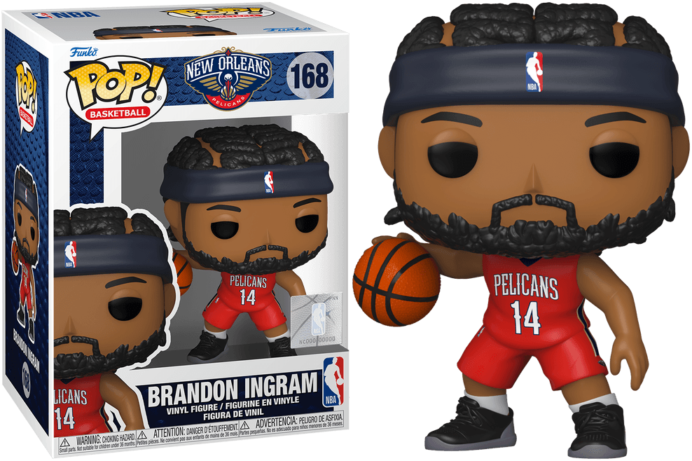 FUN72250 NBA Basketball - Brandon Ingram (New Orleans Pelicans) Pop! Vinyl - Funko - Titan Pop Culture