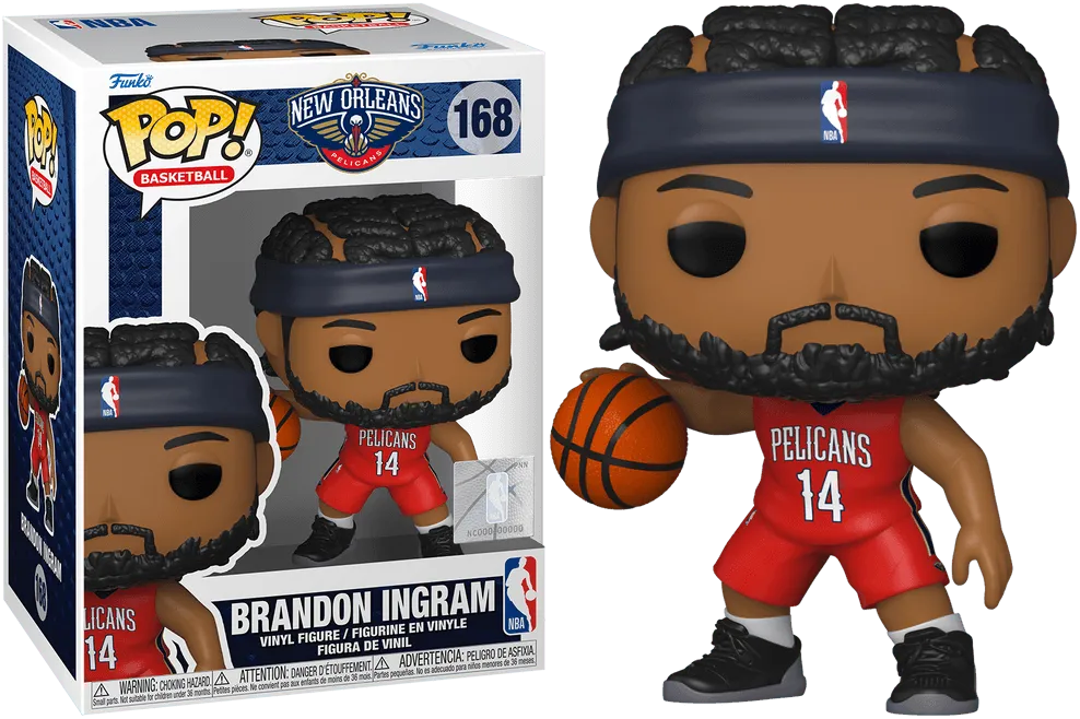 FUN72250 NBA Basketball - Brandon Ingram (New Orleans Pelicans) Pop! Vinyl - Funko - Titan Pop Culture