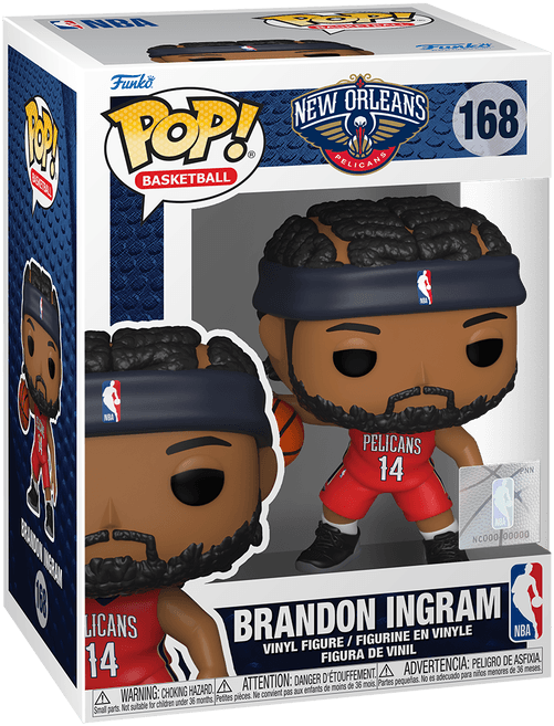 FUN72250 NBA Basketball - Brandon Ingram (New Orleans Pelicans) Pop! Vinyl - Funko - Titan Pop Culture