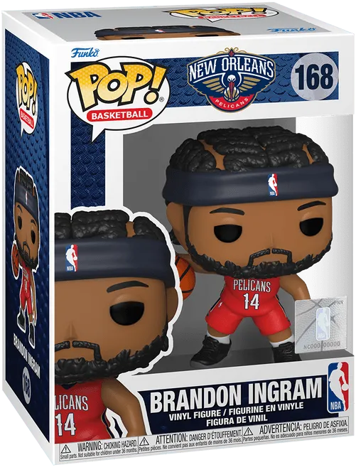 FUN72250 NBA Basketball - Brandon Ingram (New Orleans Pelicans) Pop! Vinyl - Funko - Titan Pop Culture