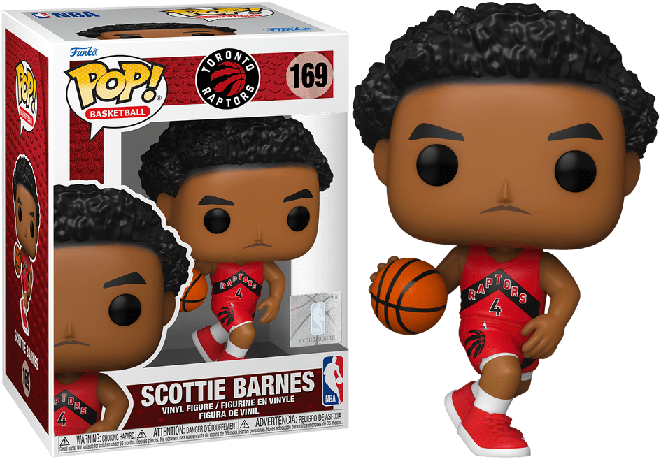 FUN72251 NBA Basketball - Scottie Barnes (Toronto Raptors) Pop! Vinyl - Funko - Titan Pop Culture