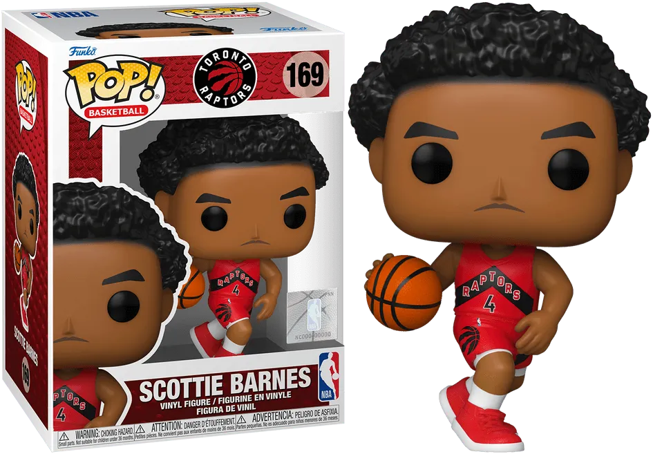 FUN72251 NBA Basketball - Scottie Barnes (Toronto Raptors) Pop! Vinyl - Funko - Titan Pop Culture