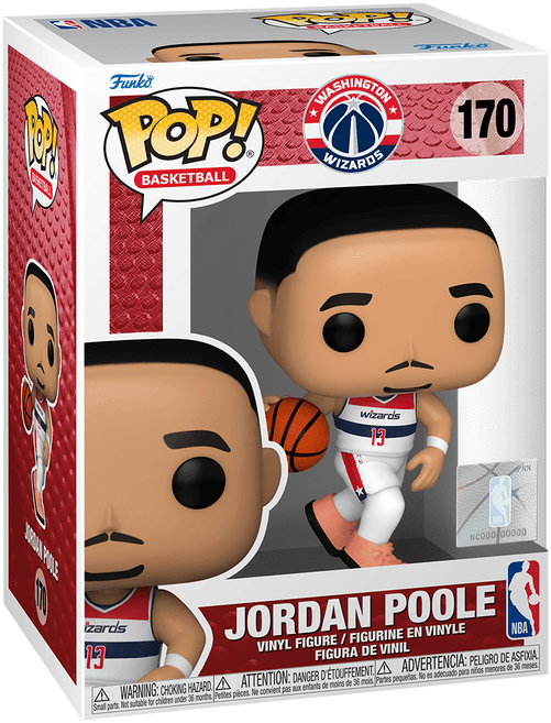 FUN72253 NBA Basketball - Jordan Poole (Washington Wizards) Pop! Vinyl - Funko - Titan Pop Culture