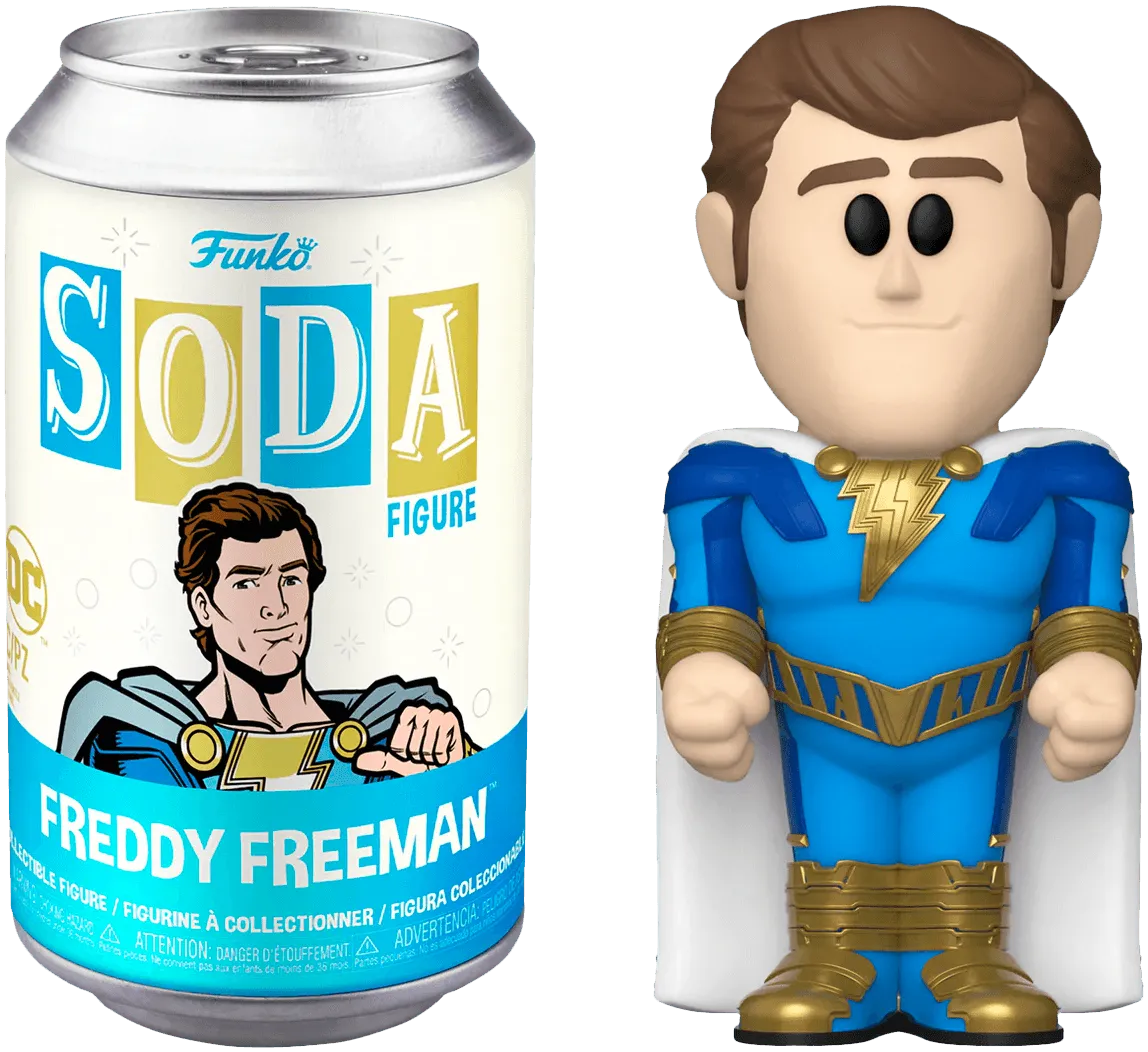 FUN72261 Shazam 2: Fury Of The Gods - Freddy Freeman (with chase) Vinyl Soda - Funko - Titan Pop Culture