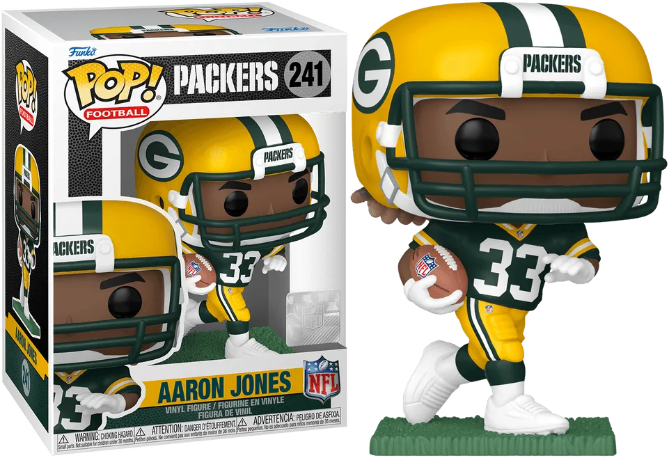 FUN72274 NFL: Packers - Aaron Jones Pop! Vinyl - Funko - Titan Pop Culture