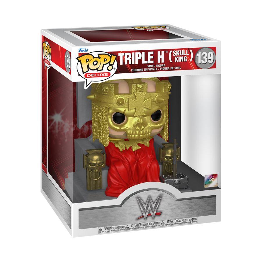 FUN72276 WWE - Triple H (Skull King) Pop! Deluxe - Funko - Titan Pop Culture