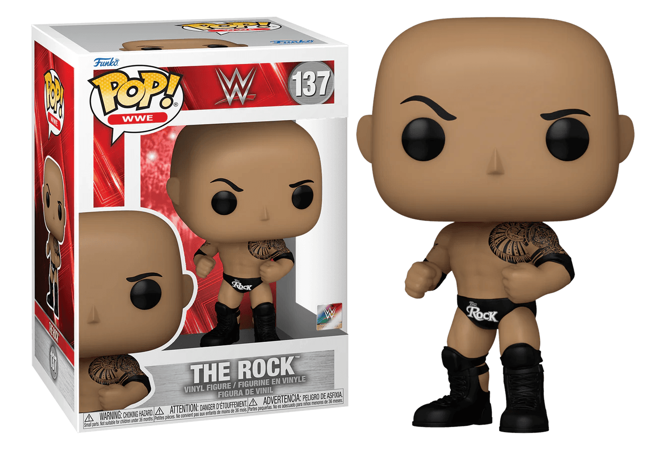 FUN72281 WWE - The Rock (Final) Pop! Vinyl - Funko - Titan Pop Culture