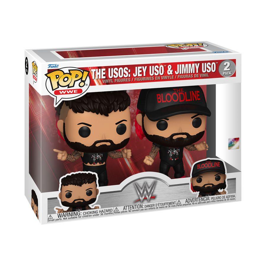 FUN72282 WWE - Uso Brothers Pop! Vinyl 2-Pack - Funko - Titan Pop Culture