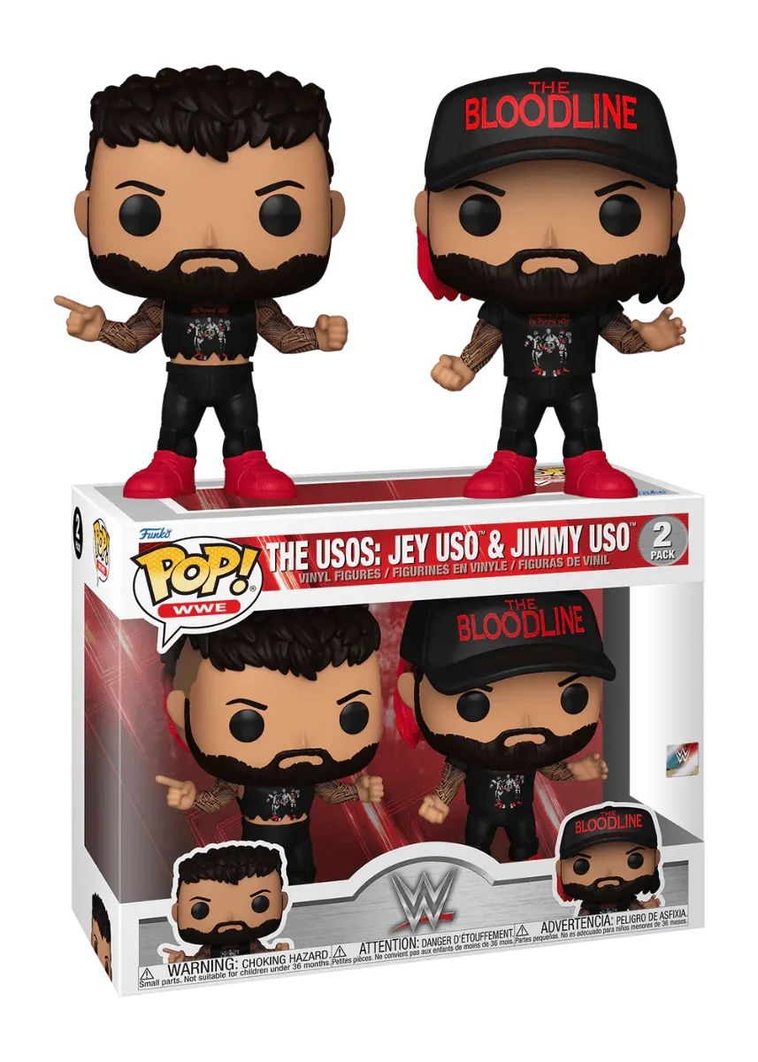 FUN72282 WWE - Uso Brothers Pop! Vinyl 2-Pack - Funko - Titan Pop Culture