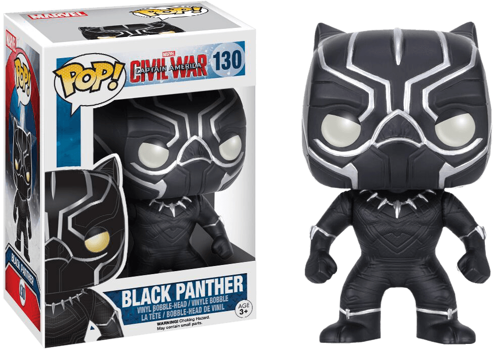 FUN7229 Captain America 3: Civil War - Black Panther Pop! Vinyl - Funko - Titan Pop Culture