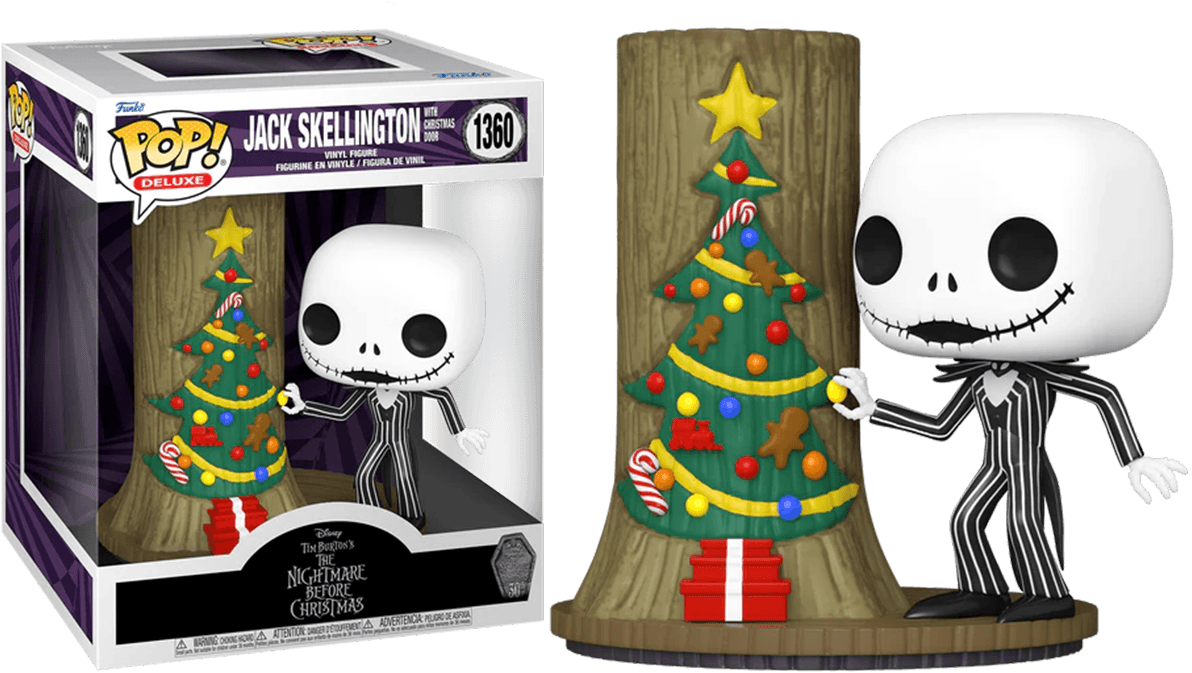 FUN72310 The Nightmare Before Christmas - Jack with Christmas Town Door 30th Anniversary Pop! Deluxe - Funko - Titan Pop Culture