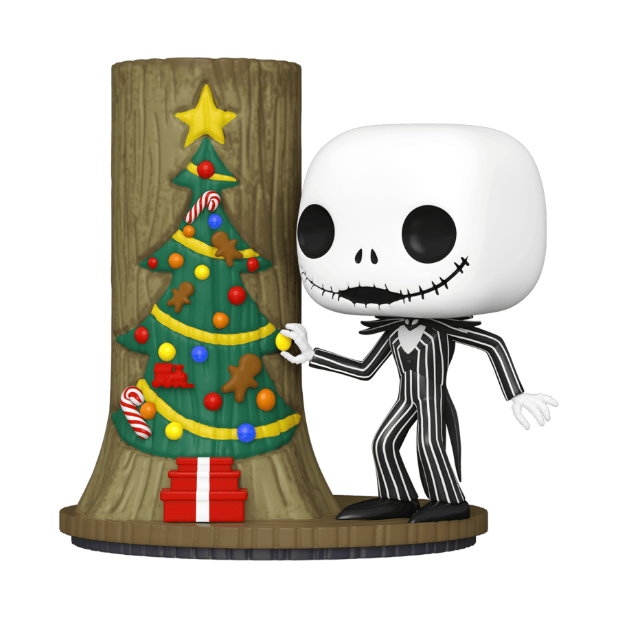 FUN72310 The Nightmare Before Christmas - Jack with Christmas Town Door 30th Anniversary Pop! Deluxe - Funko - Titan Pop Culture