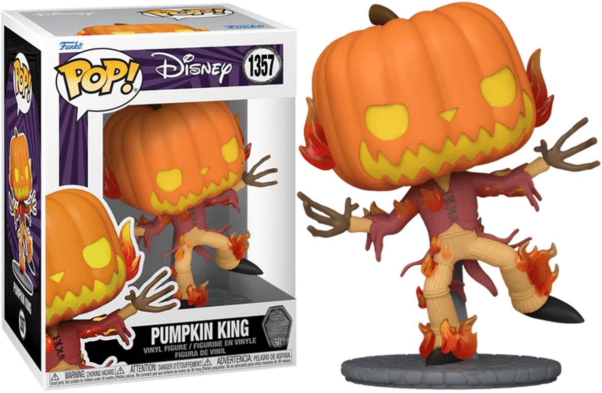 FUN72314 The Nightmare Before Christmas - Pumpkin King 30th Anniversary Pop! Vinyl - Funko - Titan Pop Culture