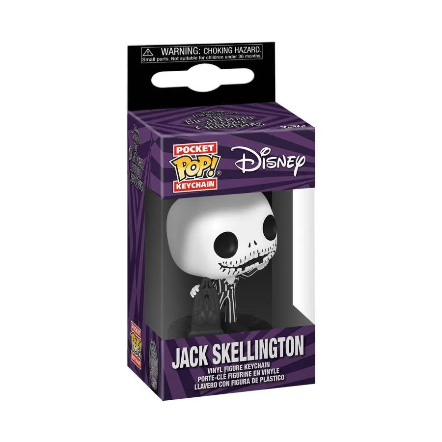 FUN72316 The Nightmare Before Christmas - Jack Skellington 30th Anniversary Pocket Pop! Keychain - Funko - Titan Pop Culture