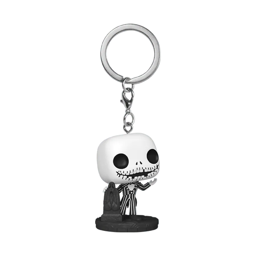 FUN72316 The Nightmare Before Christmas - Jack Skellington 30th Anniversary Pocket Pop! Keychain - Funko - Titan Pop Culture