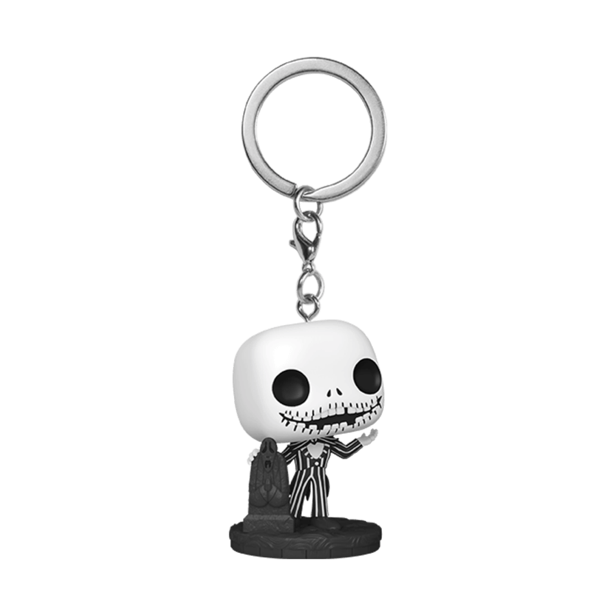 FUN72316 The Nightmare Before Christmas - Jack Skellington 30th Anniversary Pocket Pop! Keychain - Funko - Titan Pop Culture