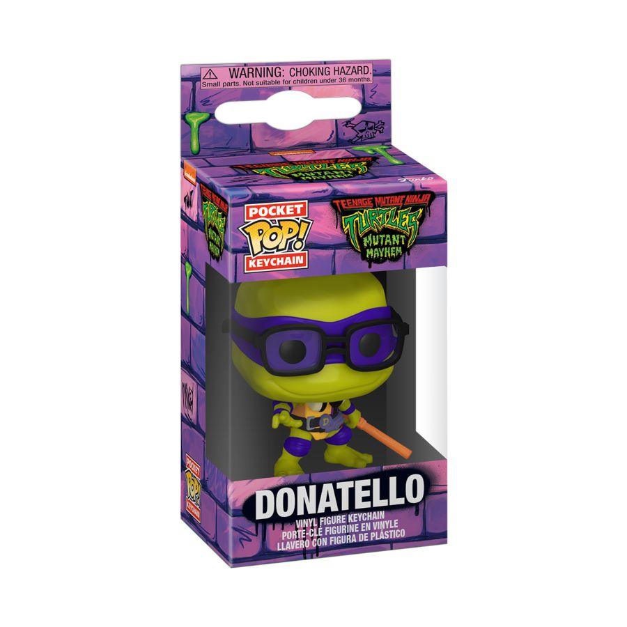 FUN72329 Teenage Mutant Ninja Turtles: Mutant Mayhem (2023) - Donatello Pop! Keychain - Funko - Titan Pop Culture