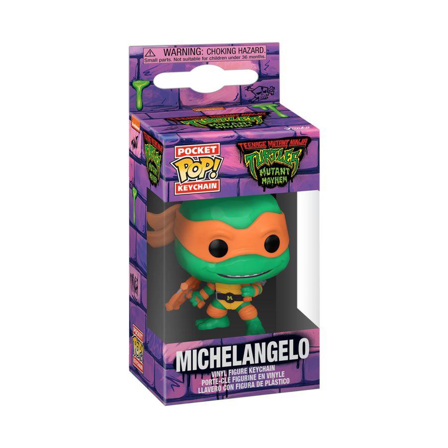 FUN72330 Teenage Mutant Ninja Turtles: Mutant Mayhem (2023) - Michelangelo Pop! Keychain - Funko - Titan Pop Culture
