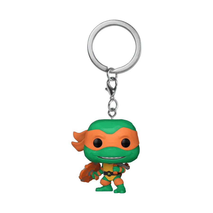 FUN72330 Teenage Mutant Ninja Turtles: Mutant Mayhem (2023) - Michelangelo Pop! Keychain - Funko - Titan Pop Culture