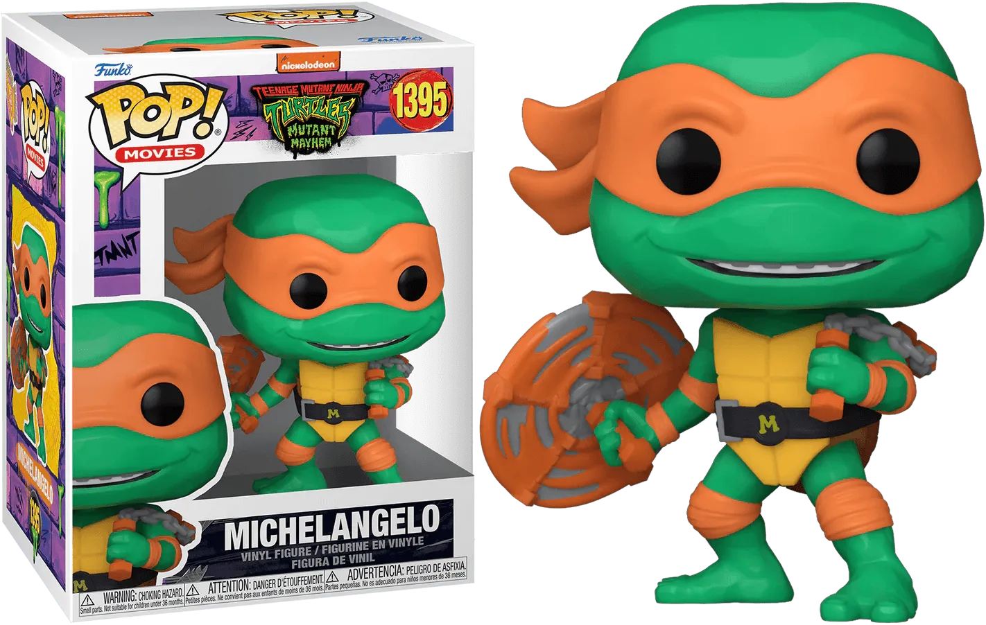 FUN72336 Teenage Mutant Ninja Turtles: Mutant Mayhem (2023) - Michelangelo Pop! Vinyl - Funko - Titan Pop Culture