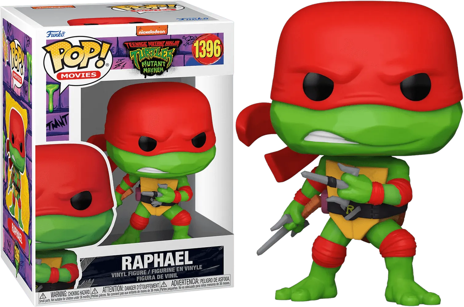 FUN72337 Teenage Mutant Ninja Turtles: Mutant Mayhem (2023) - Raphael Pop! Vinyl - Funko - Titan Pop Culture