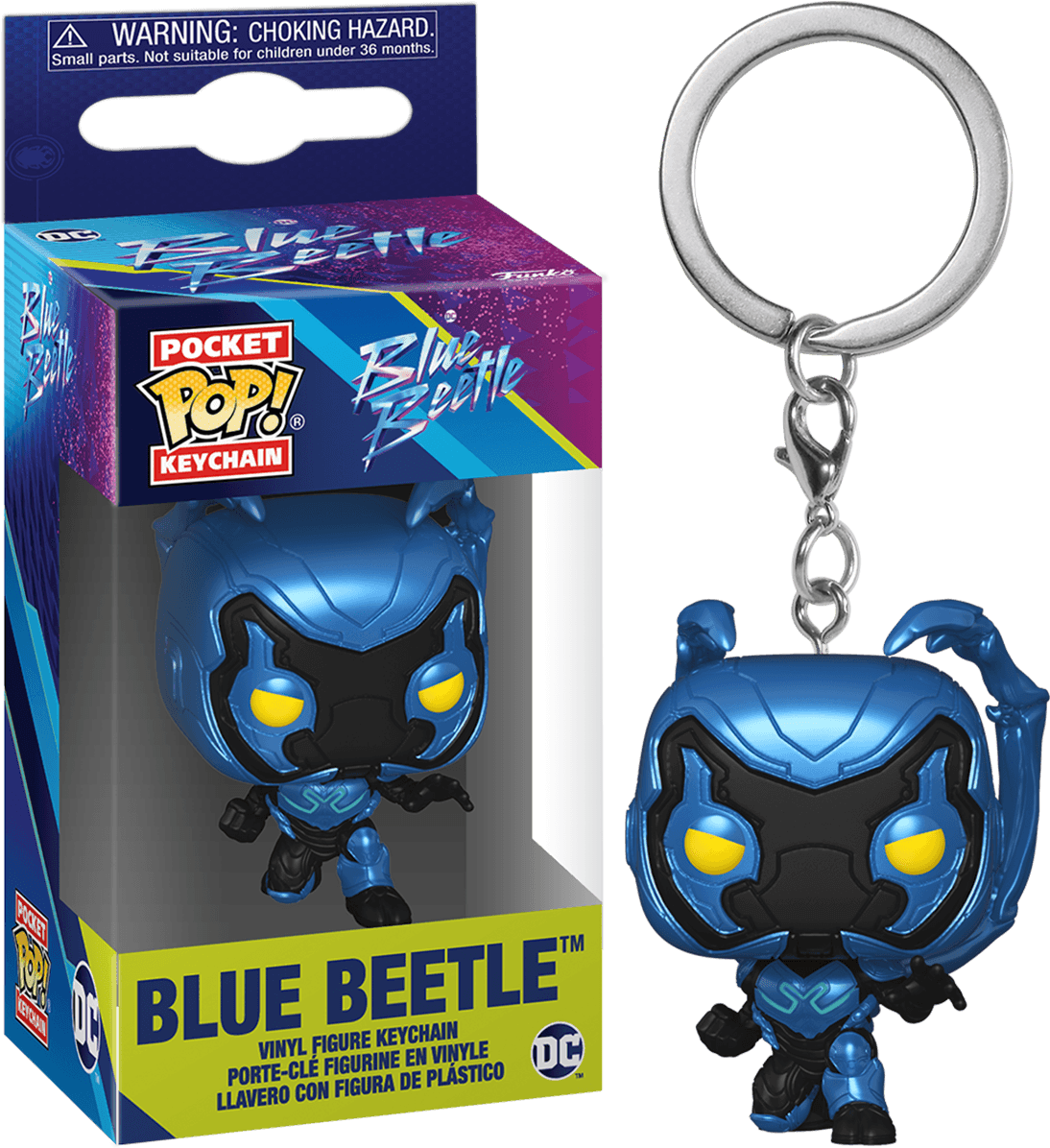 FUN72348 Blue Beetle (2023) - Blue Beetle Pop! Keychain - Funko - Titan Pop Culture