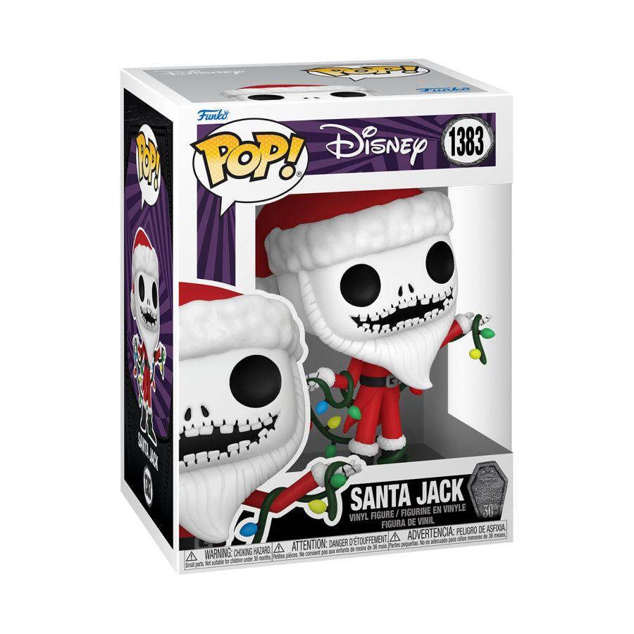 FUN72386 The Nightmare Before Christmas 30th Anniversary - Santa Jack Pop! Vinyl - Funko - Titan Pop Culture