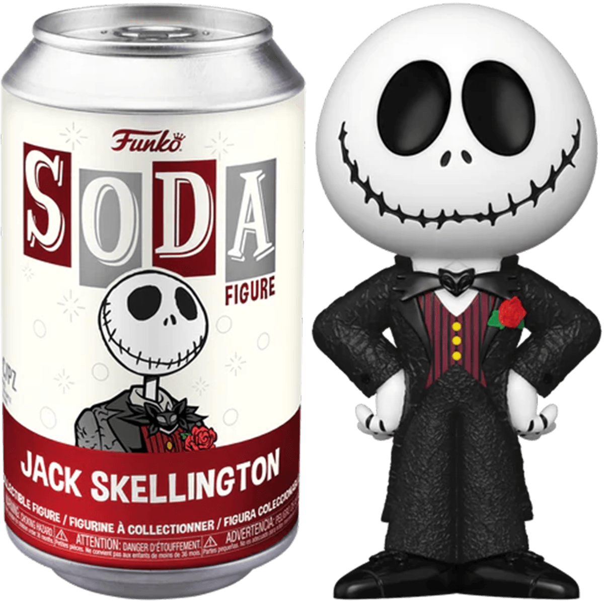 FUN72390 The Nightmare Before Christmas 30th Anniversary - Formal Jack (with chase) Vinyl Soda - Funko - Titan Pop Culture