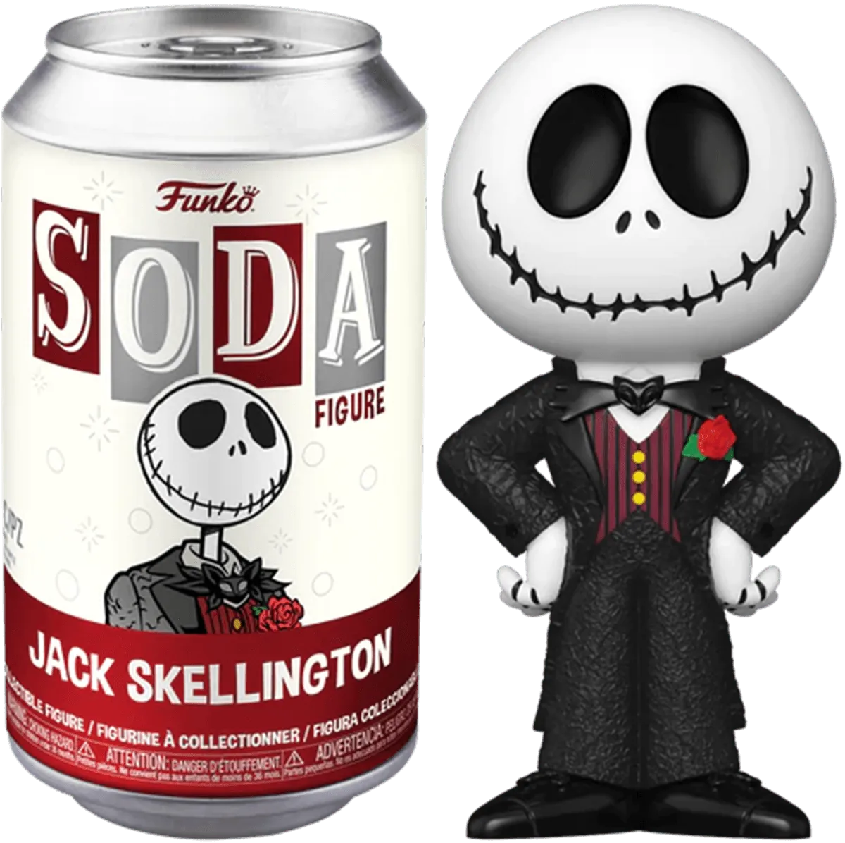 FUN72390 The Nightmare Before Christmas 30th Anniversary - Formal Jack (with chase) Vinyl Soda - Funko - Titan Pop Culture