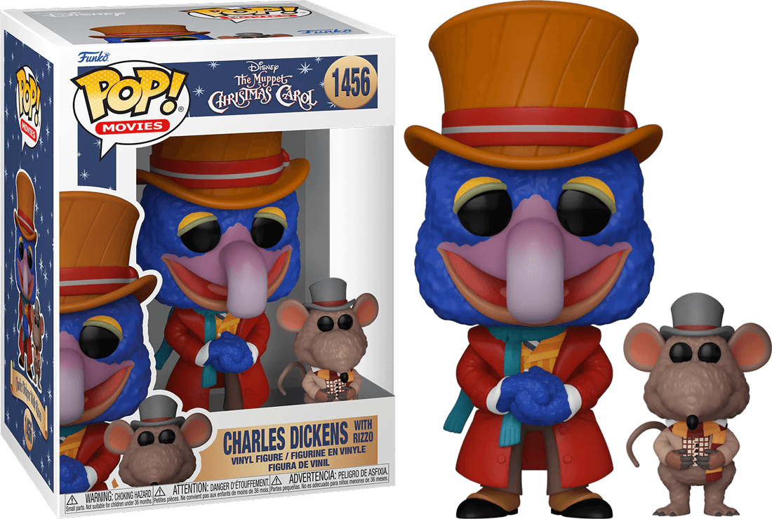 FUN72413 The Muppet's Christmas Carol - Gonzo with Rizzo Pop! Vinyl - Funko - Titan Pop Culture