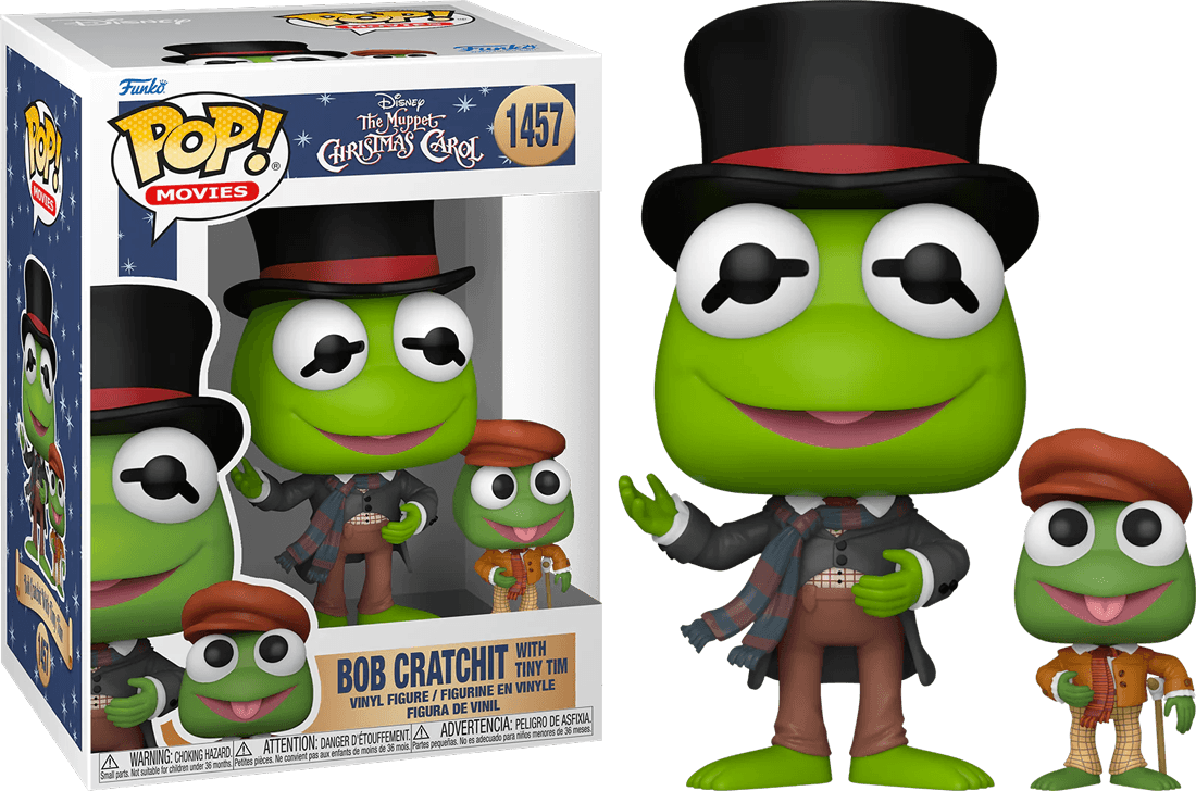 FUN72414 The Muppet's Christmas Carol - Kermit with Tiny Tim Pop! Vinyl - Funko - Titan Pop Culture