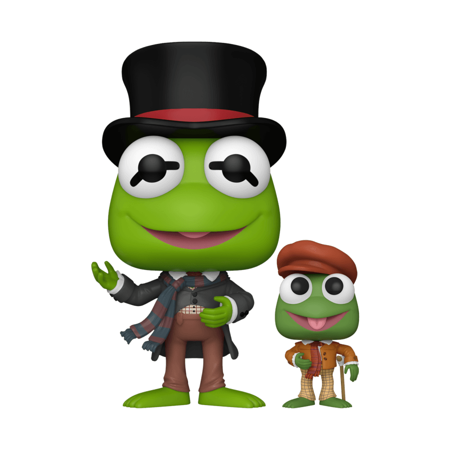 FUN72414 The Muppet's Christmas Carol - Kermit with Tiny Tim Pop! Vinyl - Funko - Titan Pop Culture