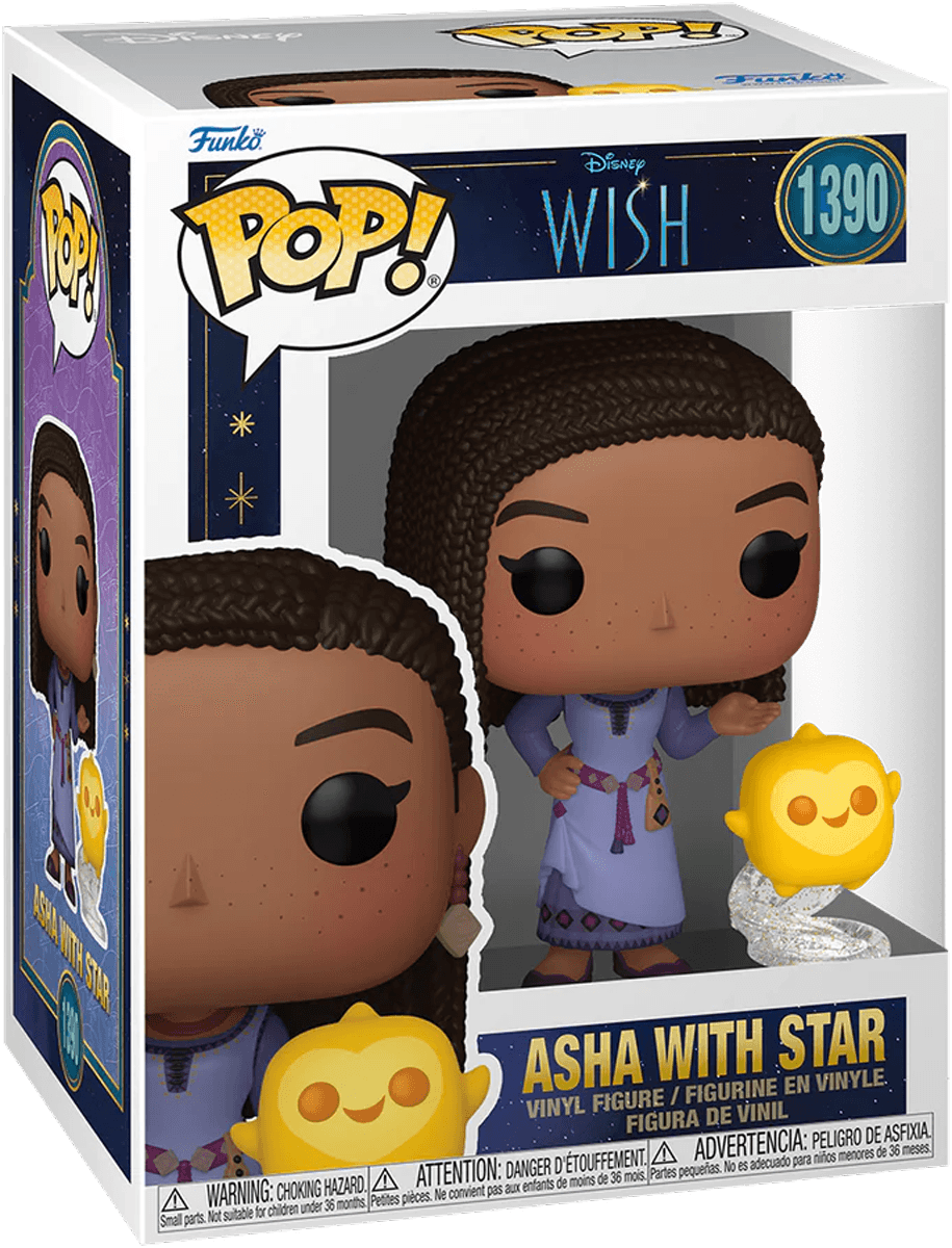 FUN72420 Wish (2023) - Asha with Star Pop! Vinyl - Funko - Titan Pop Culture