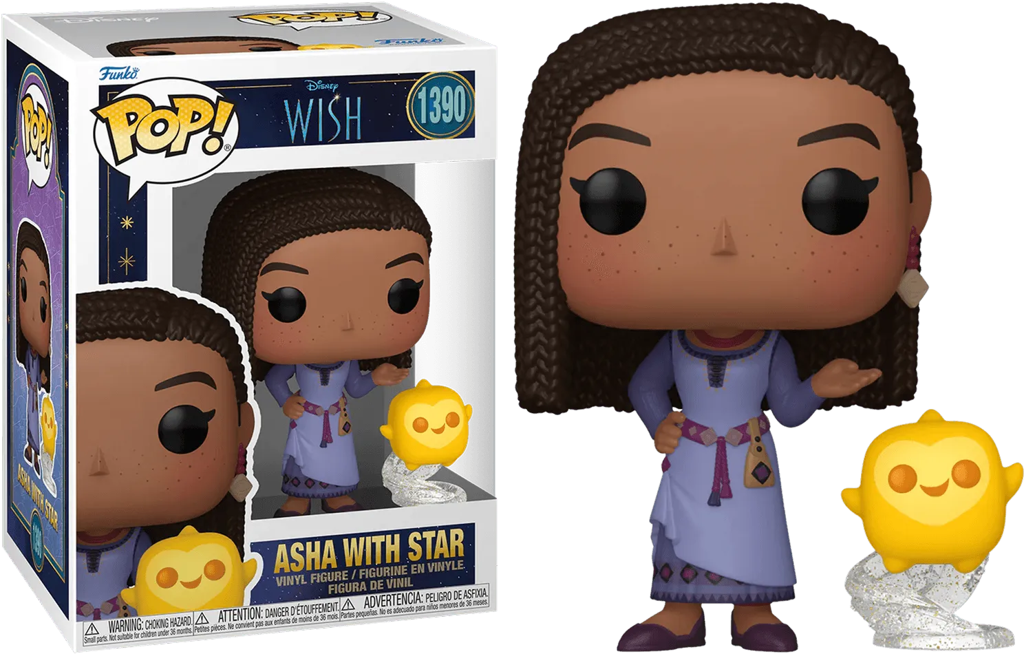 FUN72420 Wish (2023) - Asha with Star Pop! Vinyl - Funko - Titan Pop Culture