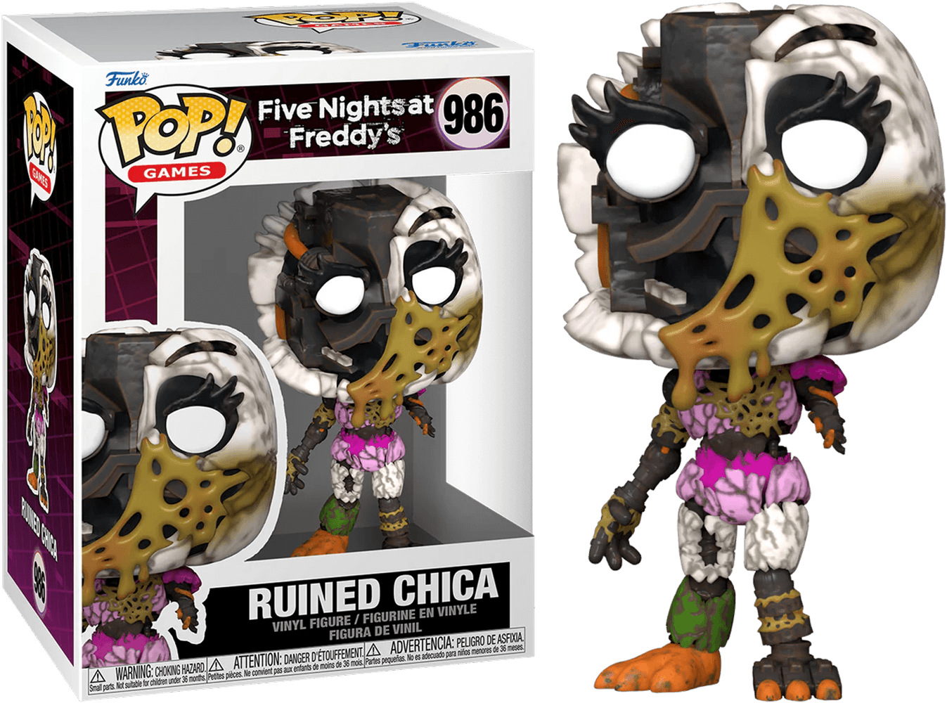 FUN72471 Five Nights at Freddy's: Security Breach - Ruined Chica Pop! Vinyl - Funko TBA - Titan Pop Culture